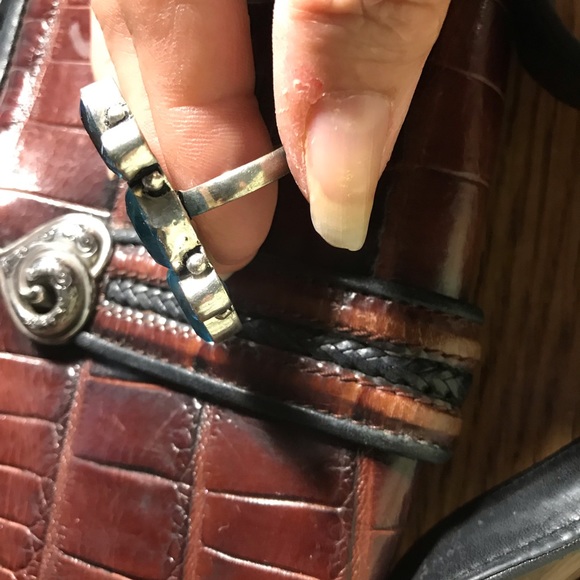 Blue stones ring in Sterling - Picture 2 of 4